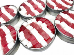 Savon Individuels - Mini Cubes Canne de bonbons