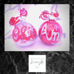 Boule de NOEL *PERSONNALISÉS*